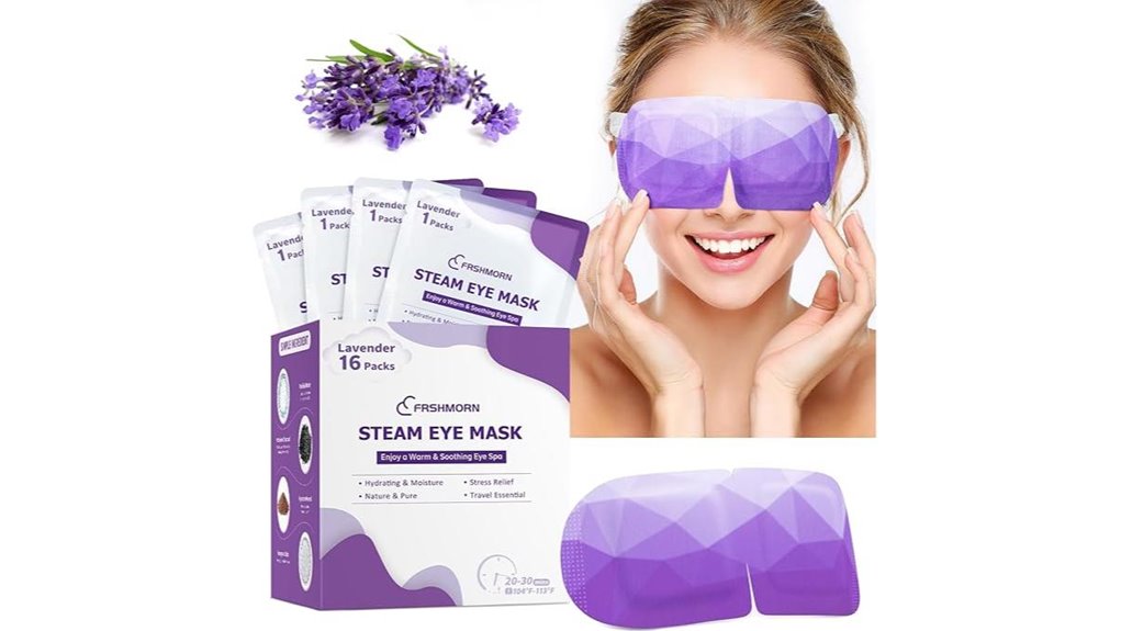 16 pack lavender steam eye masks