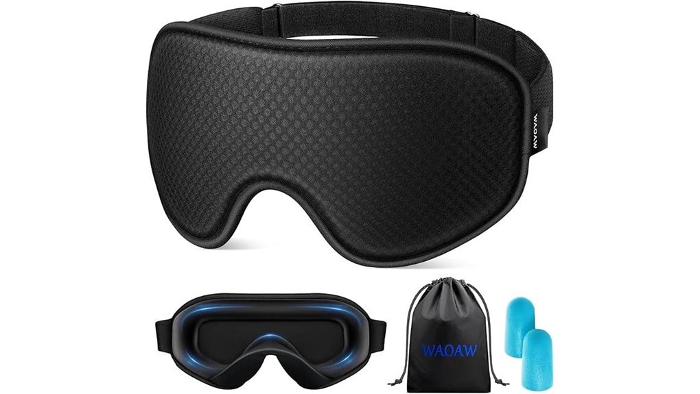 3d light blocking sleep mask