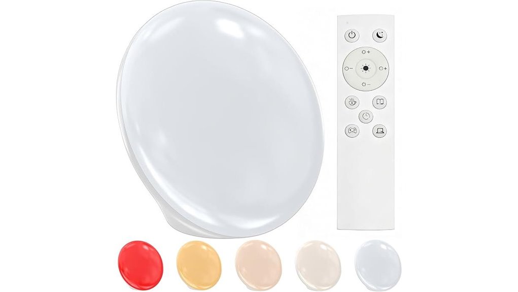 670nm red light therapy device shows sleep lamp