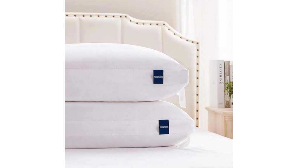 accuratex queen pillows adjustable loft
