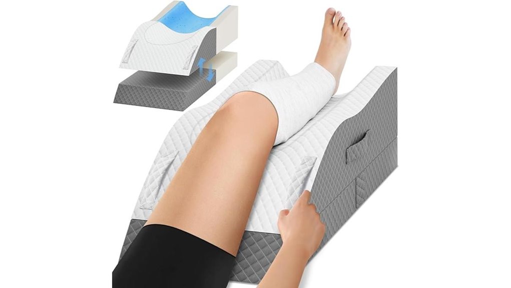 adjustable leg elevation pillow