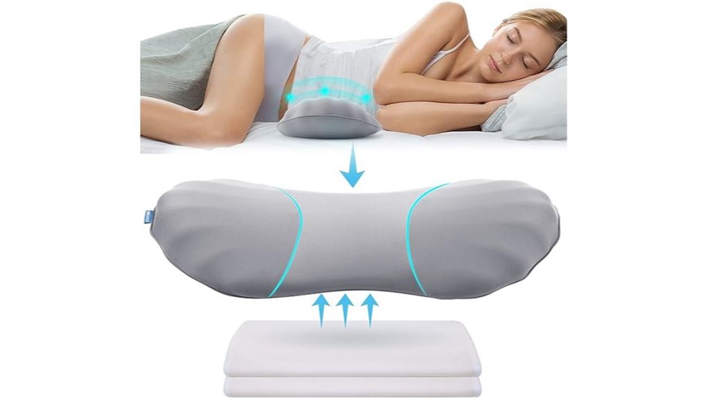 adjustable lumbar support pillow