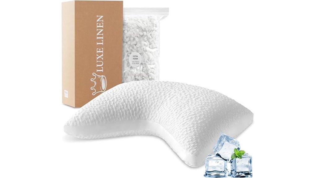 adjustable memory foam pillow