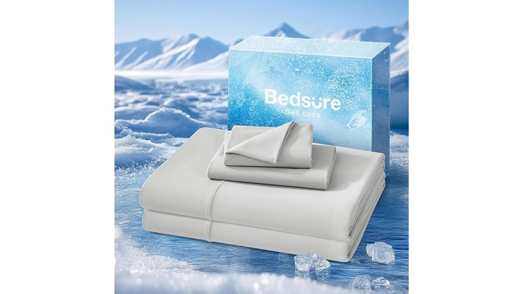 bedsure cooling queen sheets set