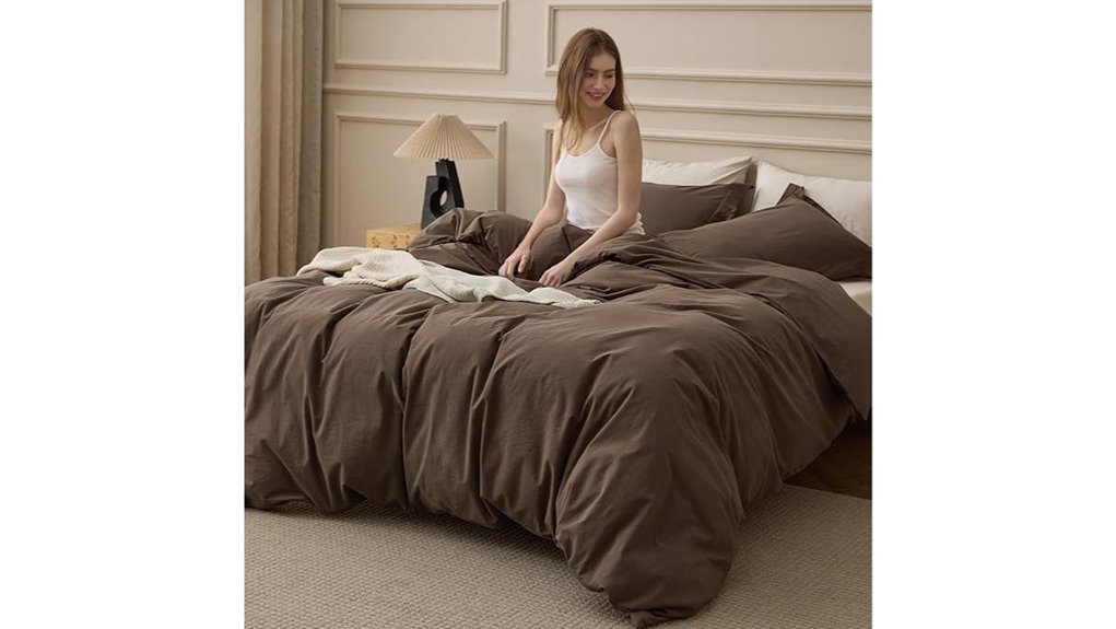 bedsure cotton duvet cover king size