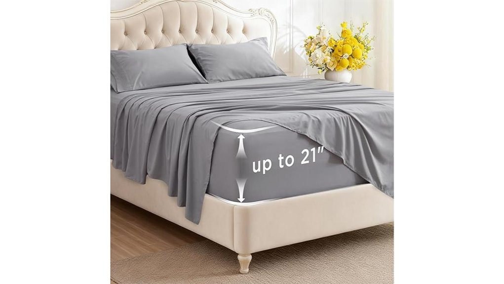 bedsure deep pocket queen sheets