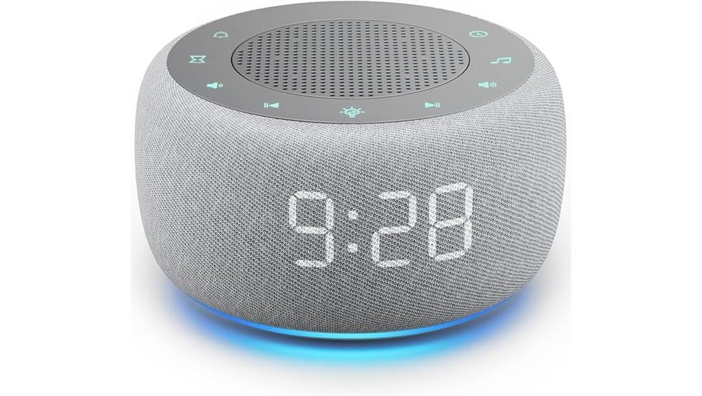 buffbee alarm clock with sleep sounds