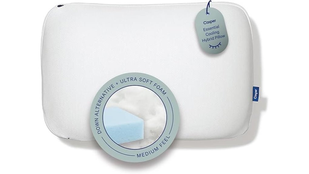 casper essential cooling hybrid pillow