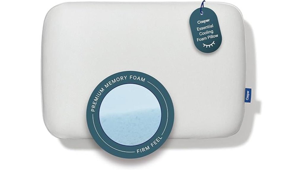 casper king size cooling foam pillow