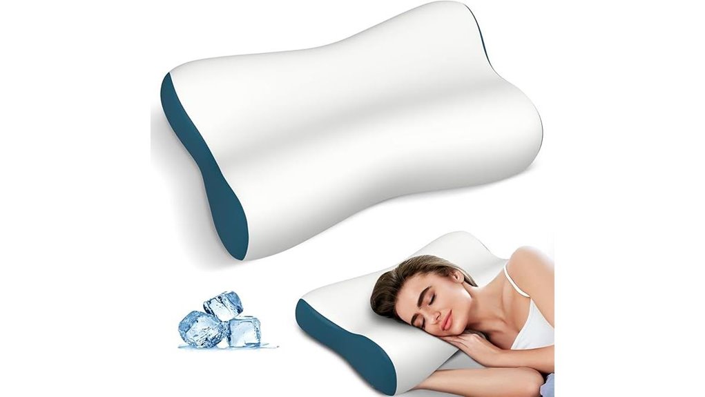 cervical contour memory foam pillows