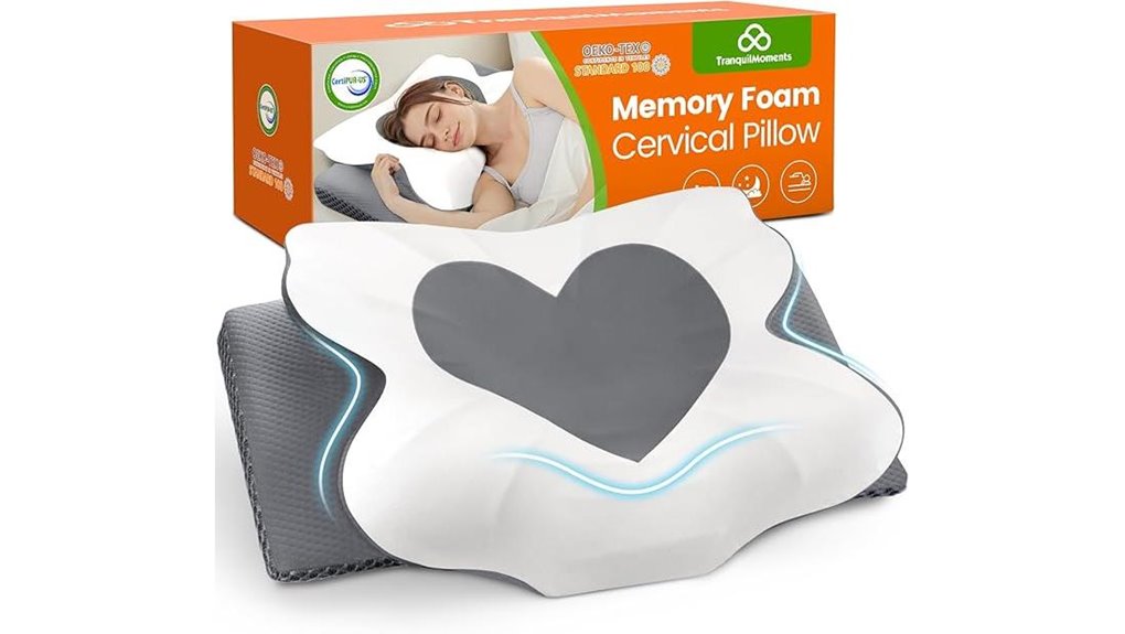 cervical memory foam pillow