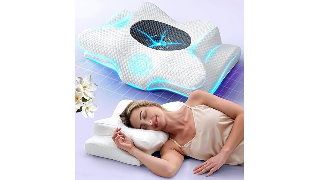 cervical memory foam pillow
