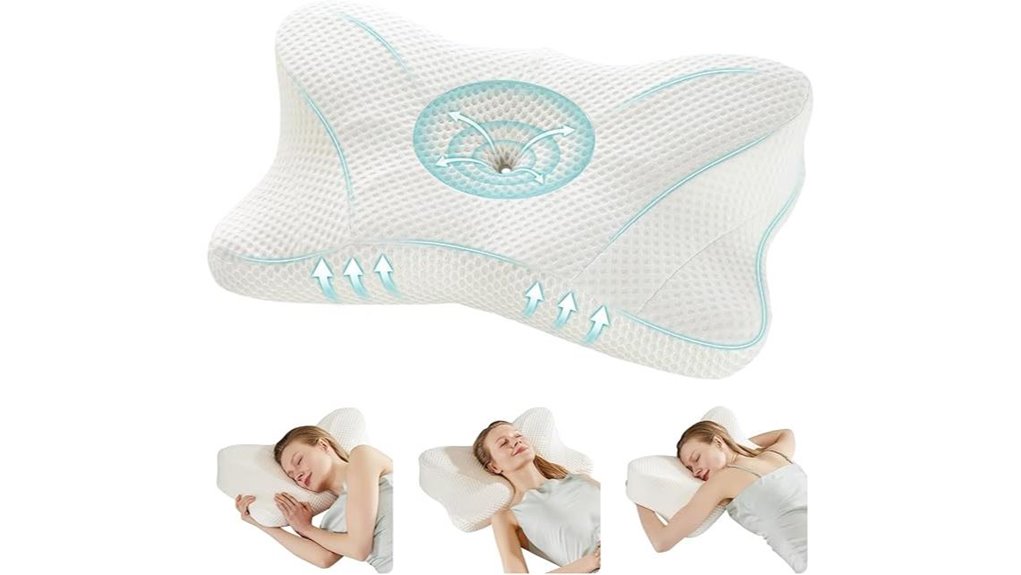 cervical memory foam pillow