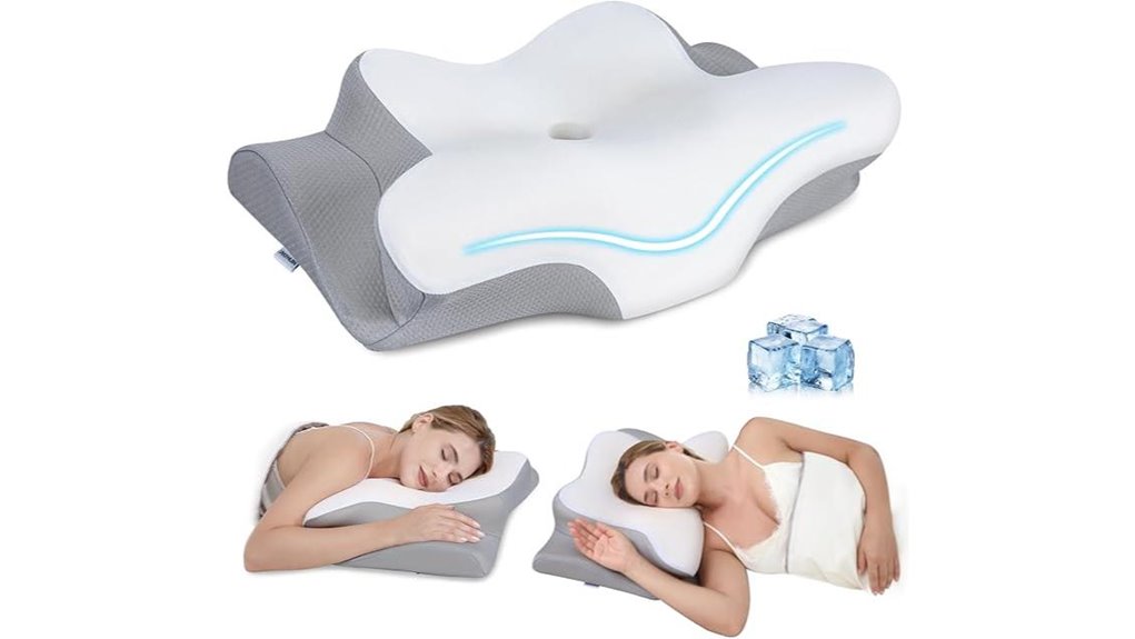 cervical memory foam pillow