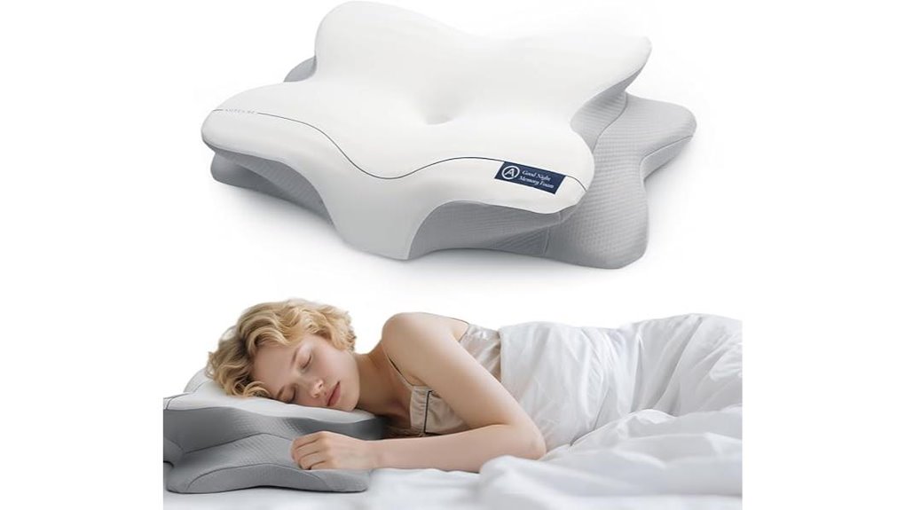 cervical memory foam pillow