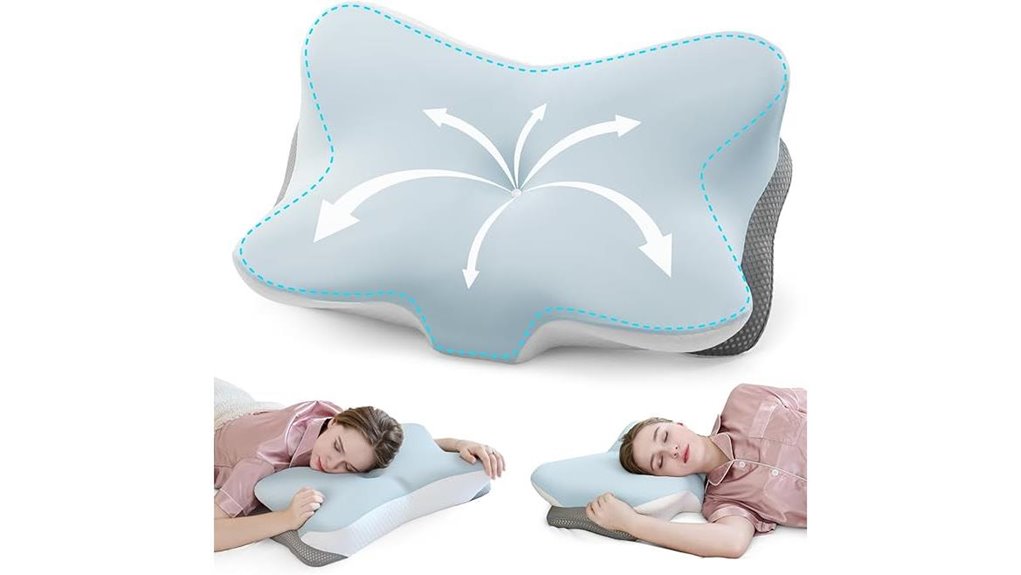 cervical memory foam pillow
