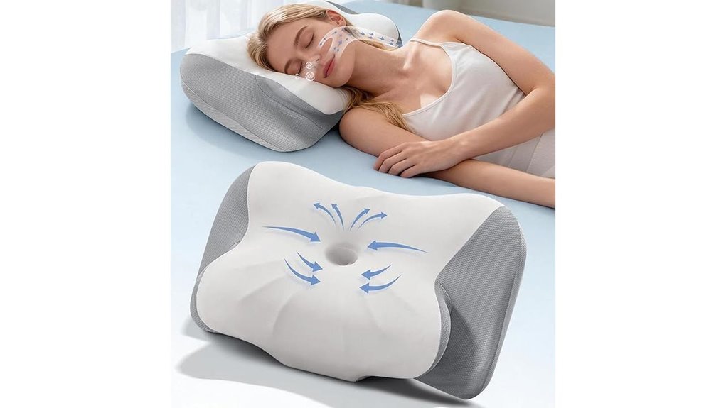 cervical neck memory foam pillow