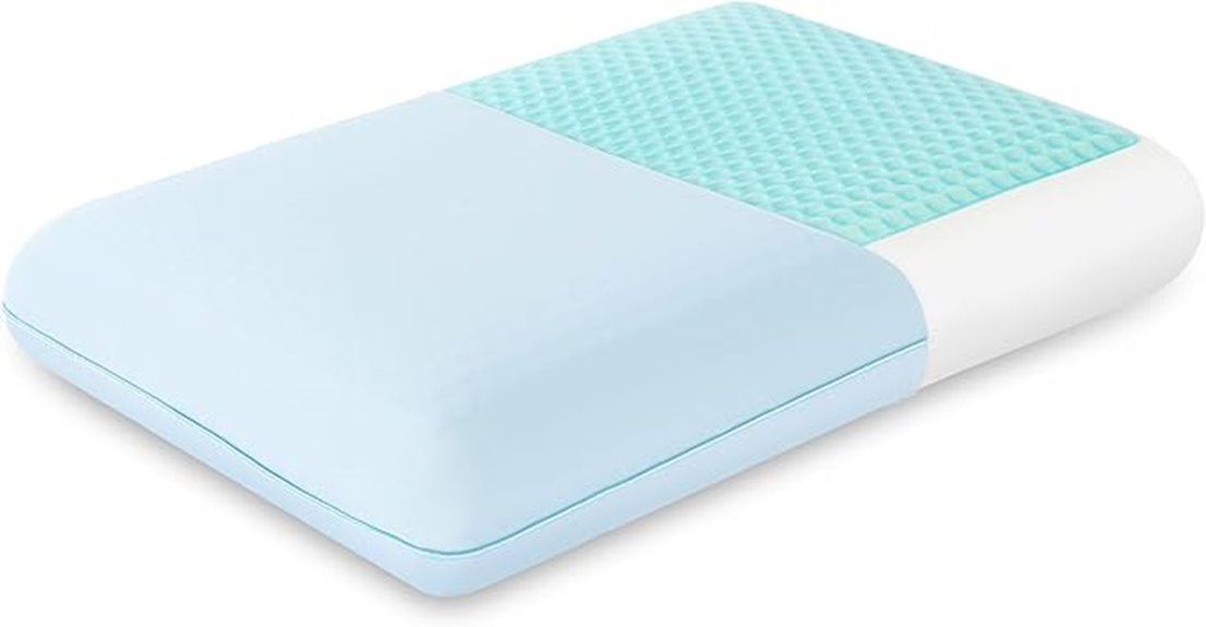 cooling gel memory foam pillow