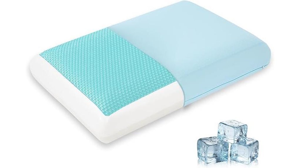 cooling gel memory foam pillow