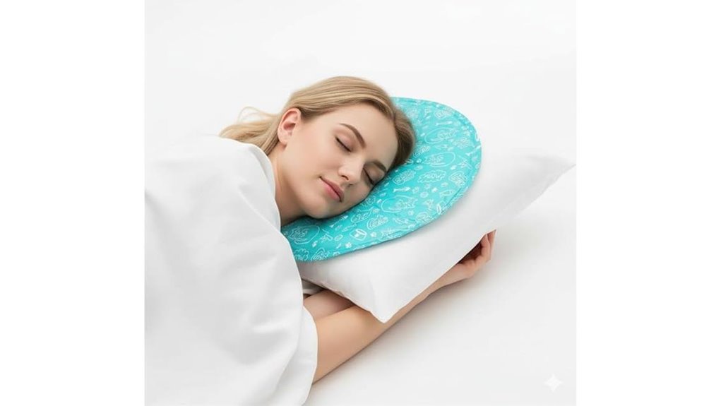 cooling gel pad for hot flashes