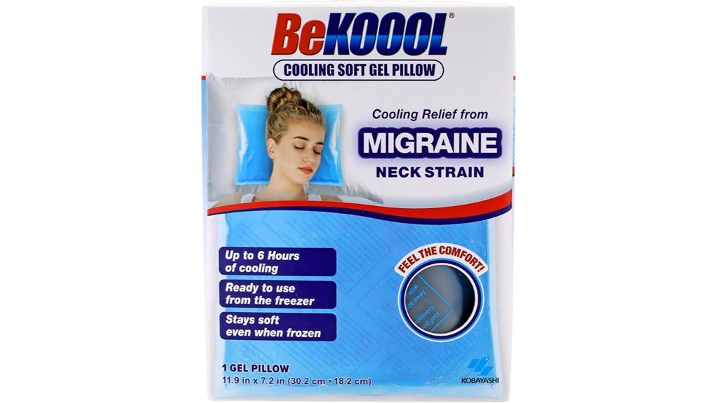cooling gel pillow for migraines