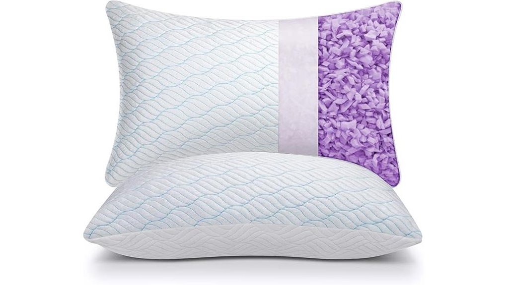 cooling pillows queen set