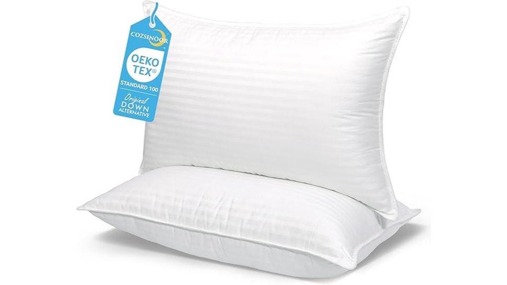 cozsinoor queen bed pillows