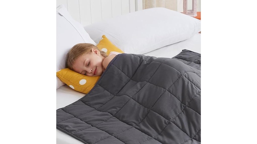 cuteking 7lb weighted blanket 40x60 grey