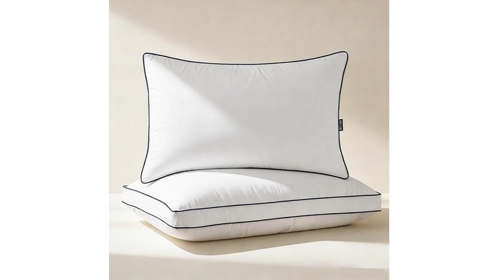 down alternative goose down pillows queen