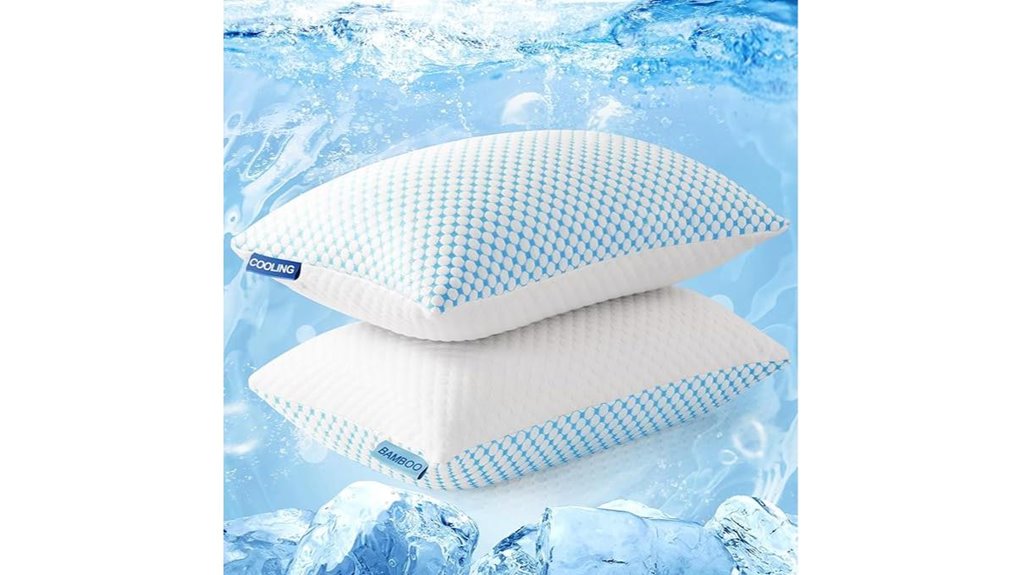 easeland memory foam pillows set