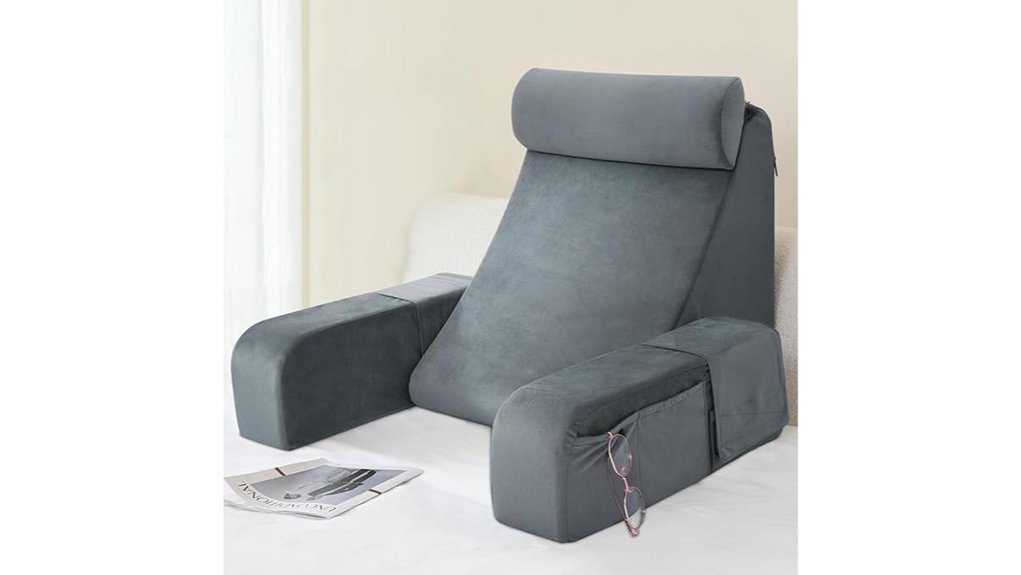 enitya armrest reading pillow