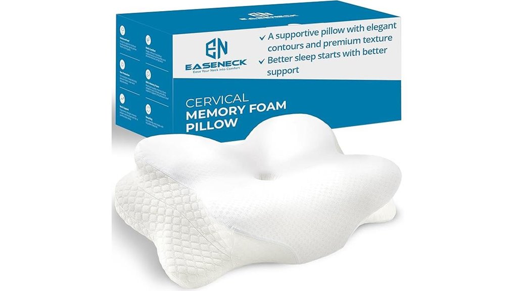 ergonomic cervical memory foam pillow