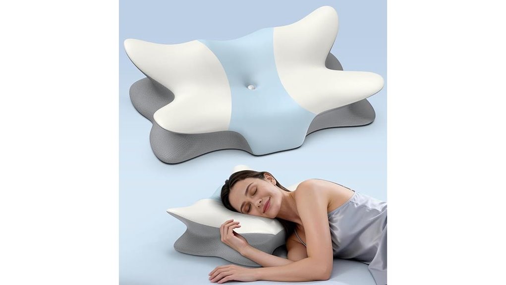 ergonomic cervical pillow for relief