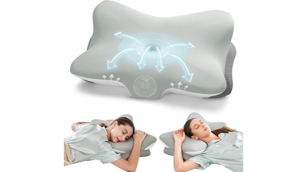 ergonomic memory foam pillow