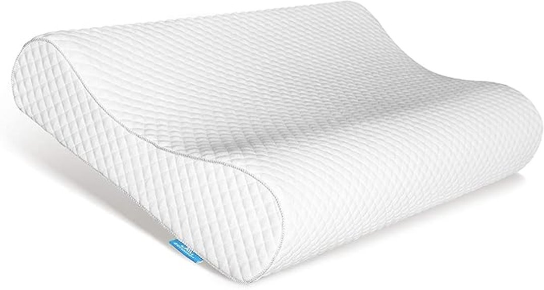ergonomic memory foam pillow