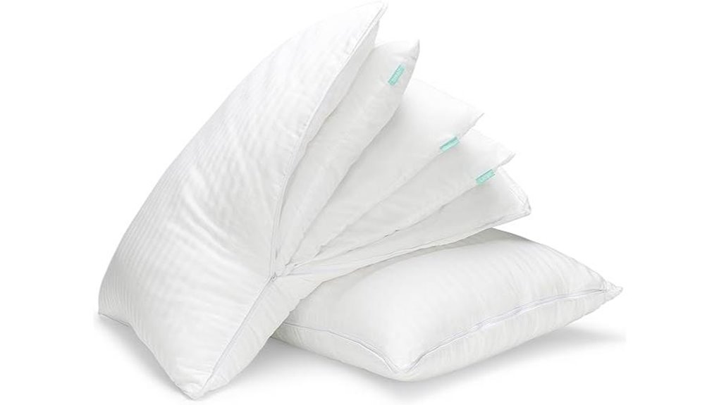 eversnug adjustable three layer cooling pillows set standard queen