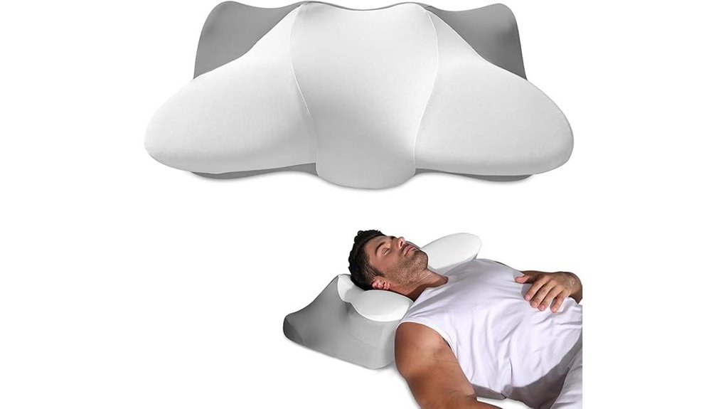 extra high loft pillow for broad shoulders