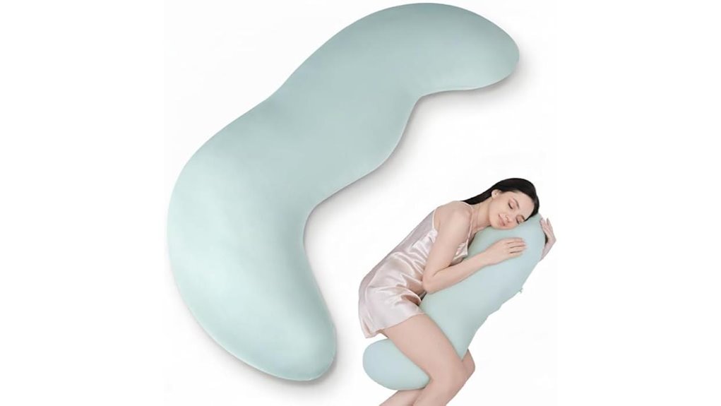 full body pregnancy support pillow