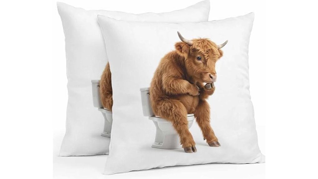 funny yaks outdoor pillow covers 2