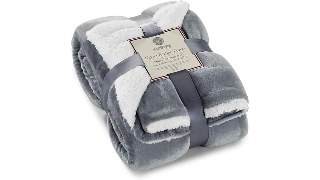 genteele sherpa throw 50x60