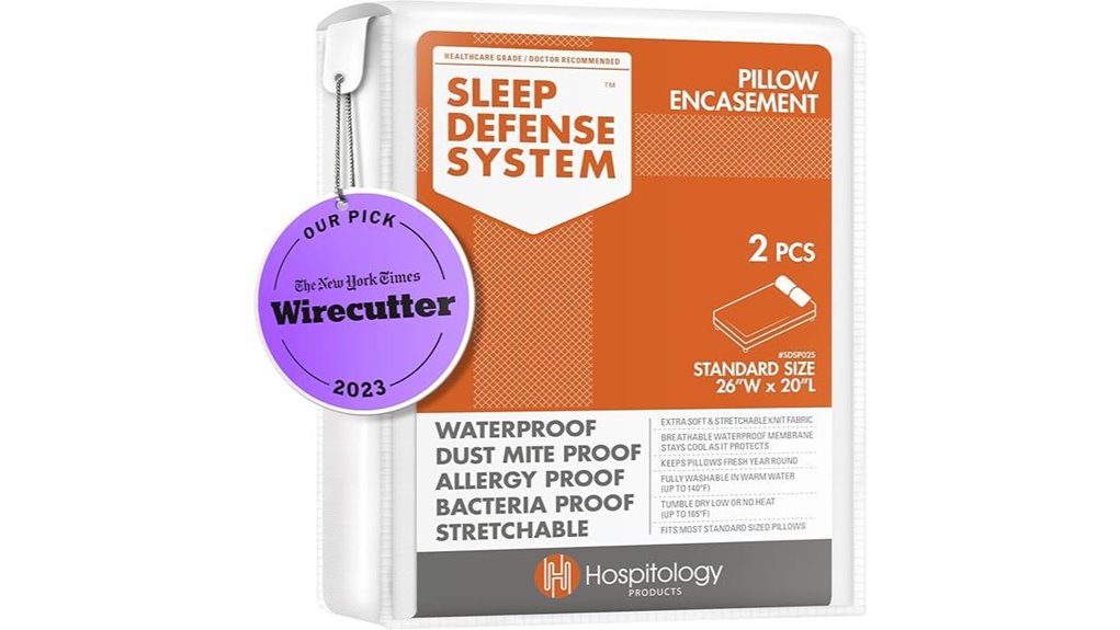 hospitology pillow encasement set