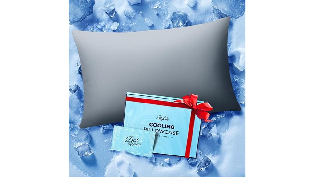 ice cooling pillowcase for hot sleepers