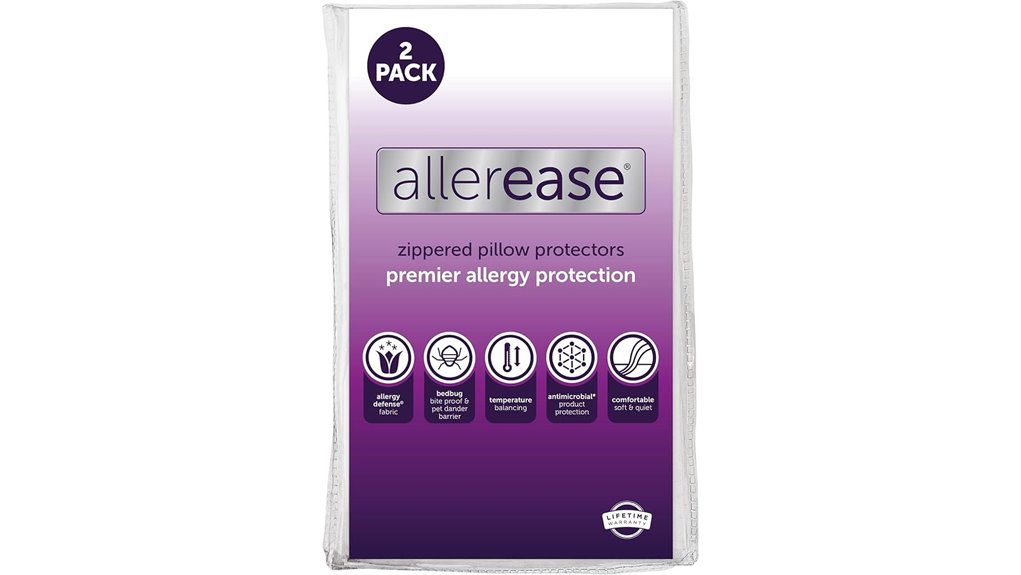 king allerease pillow protectors temperature balancing allergist recommended