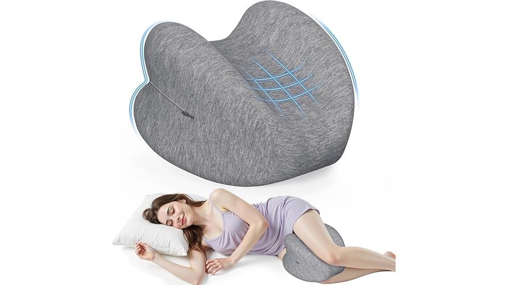 knee pillow for side sleepers