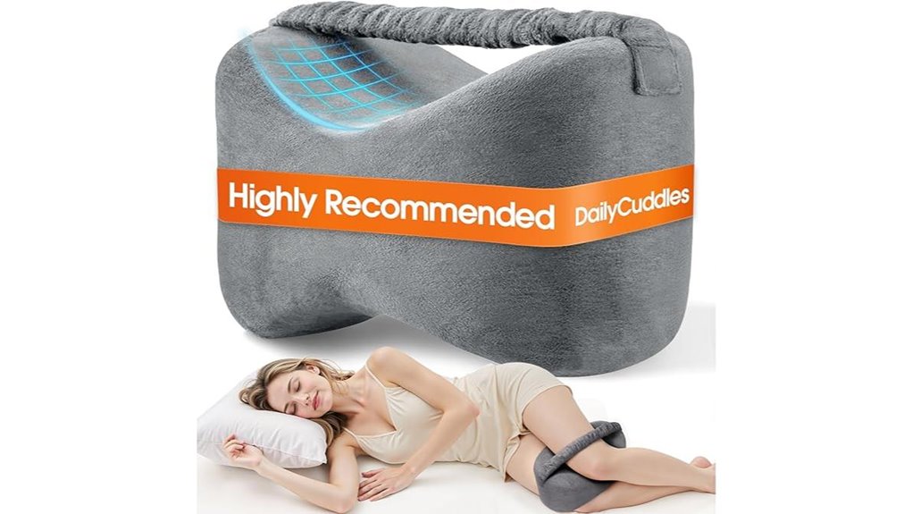 knee pillow with strap