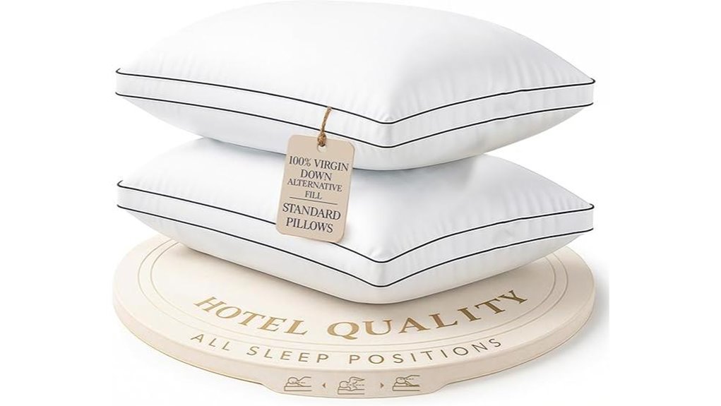 lane linen standard pillows 2 pack