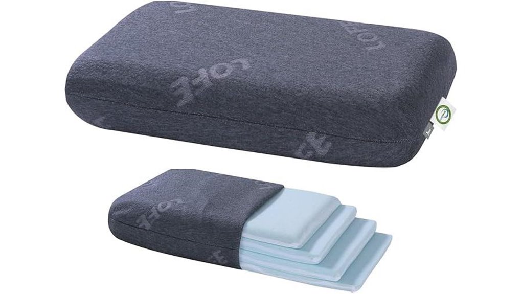 lofe adjustable memory pillow