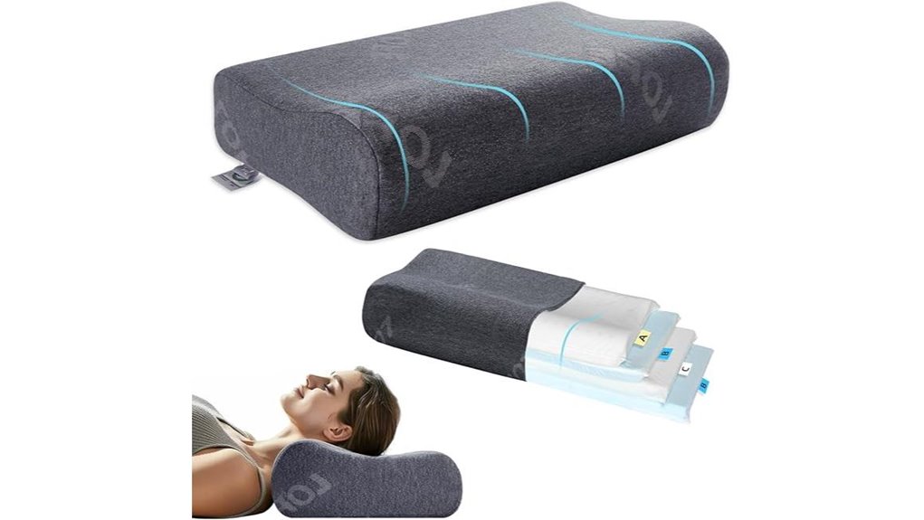 lofe contour pillow adjustable softness