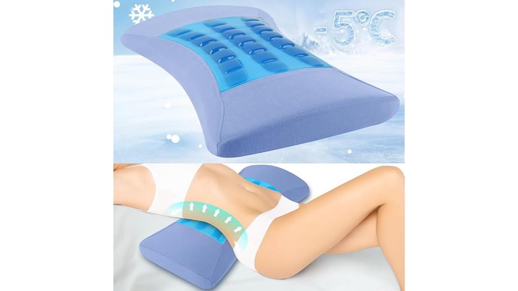 lumbar cooling gel pillow