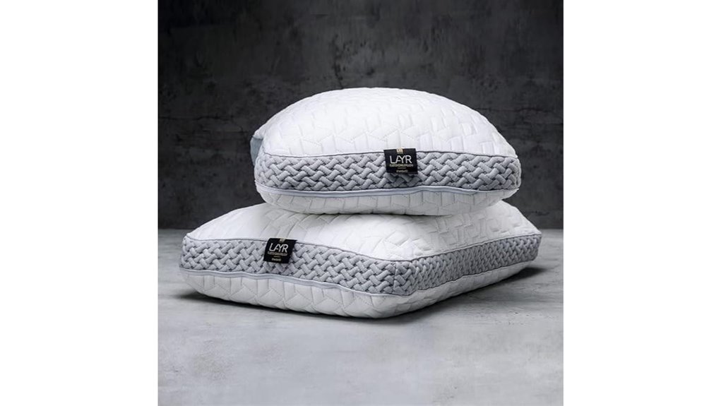 luxome layr two pack pillow